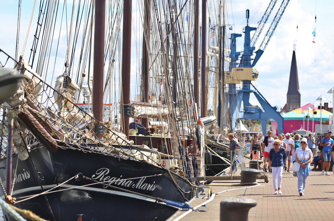 Regina Maris im Stadthafen Hanse Sail 2021 Foto: Danny Gohlke